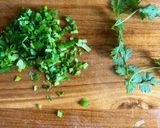 Hình bước làm 1 của món Canh Cà Chua Trứng Nấm Chả Cua🍥🍅