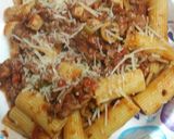 A picture of step 13 of Rigatoni and Sauce.