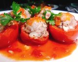 Hình bước làm 4 của món Cà chua nhồi thịt hấp