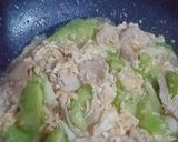 รูปขั้นตอนการทำที่ 4 ของ ผัดบวบ,ไข่,หมูสามชั้น - คีโต