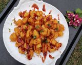 A picture of step 5 of Crispy potatoes chunks.