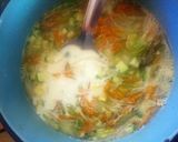 Foto del paso 8 de la receta: Zuppa di fiori di zucca - Sopa de flor de calabaza