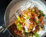 सूजी नमकीन उत्तपम(Suji namkeen uttapam recipe in Hindi) रेसिपी चरण 2 फोटो