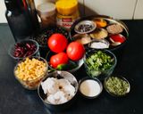 A picture of step 1 of White butter + Black beans Dal makhani.