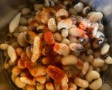 A picture of step 2 of Cowpea Hummus.