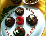 A picture of step 4 of Cheese Spinach Sahezwan FRITTERS With Cahna PeanutSalad.