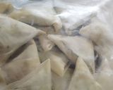 A picture of step 2 of Beef samosa.