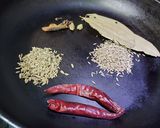 A picture of step 1 of Rui Mohini with Cashewnuts and Fried Onion.