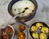 A picture of step 14 of Pakhala Bhat.
