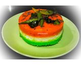 A picture of step 6 of 🇮🇳 Tri-Colour: Khaman Dhokla.