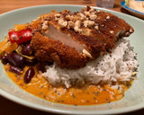 Foto del paso 13 de la receta: Thai curry de vegetales con pavo rebozado y arroz