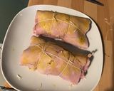 Une image de l'étape 5 de Roulés de jambon à l emmental, moutarde, basilic et origan façon paupiette.