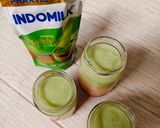 Foto langkah ke 7 dari resep Puding Strawberry Matcha Latte.