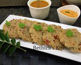 A picture of step 4 of Poha Sooji Idli.