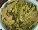 Hình bước làm 1 của món Cải Bó Xôi Trộn Dầu Mè Hàn Quốc