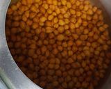 A picture of step 1 of Chana chat masala.