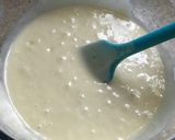 A picture of step 1 of Eggless cake.