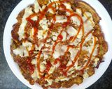 صورة لخطوة 6 من وصفة عجة البيتزا بطريقه جديده سهله وطعم رائع 🍕🍕🍕