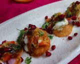 A picture of step 6 of Dahi Papdi Chaat.