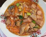 Foto langkah ke 9 dari resep Baso Sosis Asam Manis.