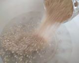 A picture of step 1 of Horchata Water.