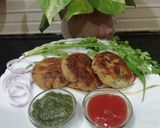 A picture of step 8 of Black Chana Kebab.
