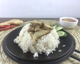 รูปขั้นตอนการทำที่ 3 ของ ข้าวมันไก่เจสูตรคนอยู่คอนโด
