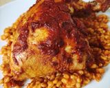 A picture of step 3 of Chicken Hip with Hot Sauce in the Oven.