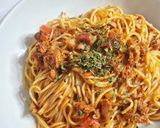 Foto langkah ke 4 dari resep Spaghetti Tuna Pedas.