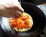 A picture of step 3 of Healthy breakfast wheat flour onion uttapam.