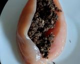 A picture of step 2 of My Bacon Wrapped Stuffed Chicken Breast with Haggis 😍.