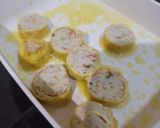 Foto langkah ke 5 dari resep Egg Chicken Roll Panggang Teflon.