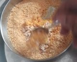 A picture of step 9 of No Sugar Motichoor Laddoo in Air fryer.