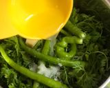 A picture of step 3 of Coriander Coconut Chutney (Karnataka Special Coconut Chutney).