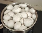 Foto langkah ke 2 dari resep Sate Bakso Ikan dengan Sambal Mangga.