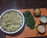 A picture of step 1 of Dudhi ke theple (Bootle gourd theple).