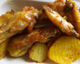 Foto del paso 3 de la receta: Alitas de pollo con patatas al azafrán