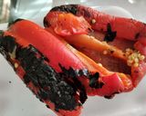 Foto del paso 1 de la receta: Salsa de Pimiento tatemado🌶️🥛🌮