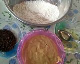 Foto langkah ke 2 dari resep Bolu pisang kukus mekrok (No telur).