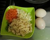 Foto langkah ke 1 dari resep Schotel Makaroni Teflon.