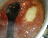 A picture of step 5 of Pasta Bolognese with homemade pasta.