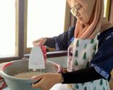 Foto langkah ke 1 dari resep Bolu kukus semangka 🍉.