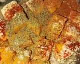 A picture of step 1 of Paneer chilli gravy.