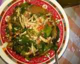 Foto langkah ke 3 dari resep Teri pedas daun belinjo.