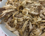 Foto del paso 1 de la receta: Fajitas de pollo asado de aprovechamiento