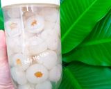 Hình bước làm 7 của món Vải ngâm đường phèn