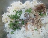A picture of step 2 of Sabudana Tikki.