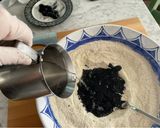 A picture of step 2 of Malloreddus al Nero di Seppia (Sardinian Gnocchetti).