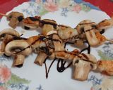 Foto del paso 6 de la receta: Brochetas de langostinos y champiñones con salsa balsámica al Pedro Ximénez