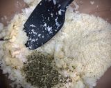 Foto del paso 9 de la receta: Coliflor: cous cous falso con manzana y zanahorias, base de pizza & tortitas con queso fresco